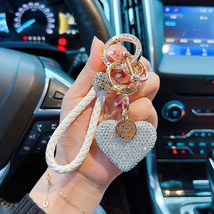 Heart Keychain (Gold Edges)