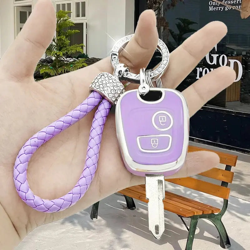 Elegant Collection | Car Key Cover Compatible with Citroën Saxo, Berlingo & Xsara Picasso – 2-Button Remote Case Fobique
