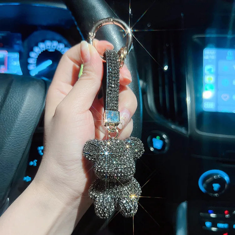 Rhinestone Bear (Gold Edges)
