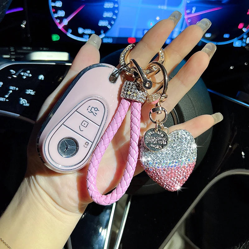 Heart Keychain (Gold Edges)