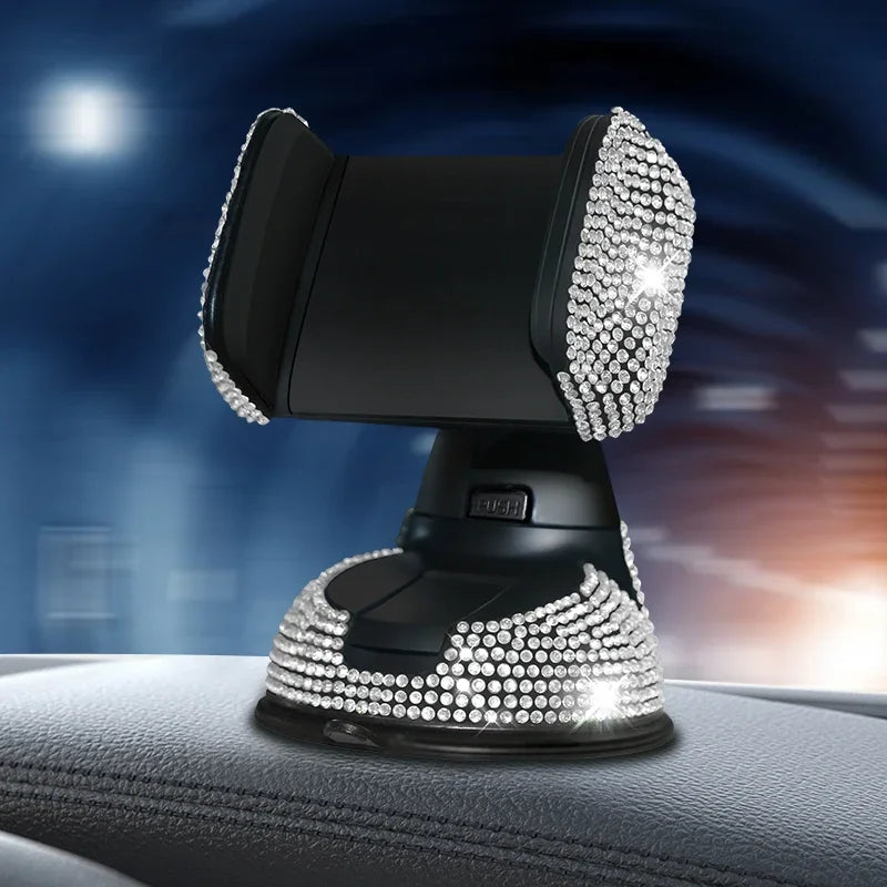 Rhinestone Phone Holder