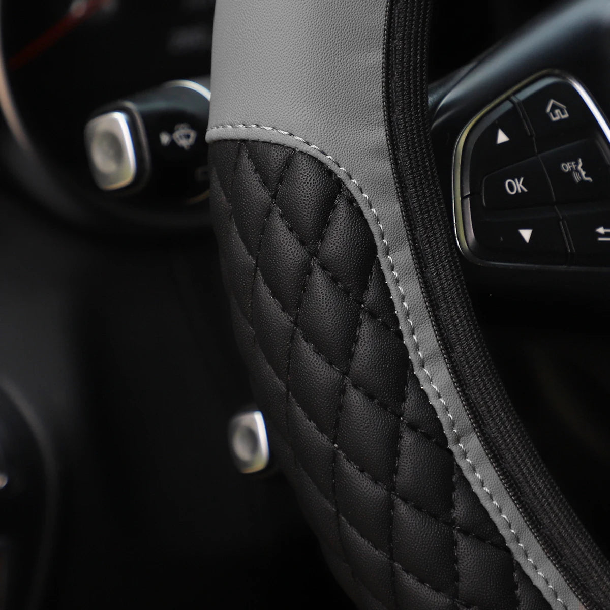 3-Piece Leather Car Cover Set – Crown Design