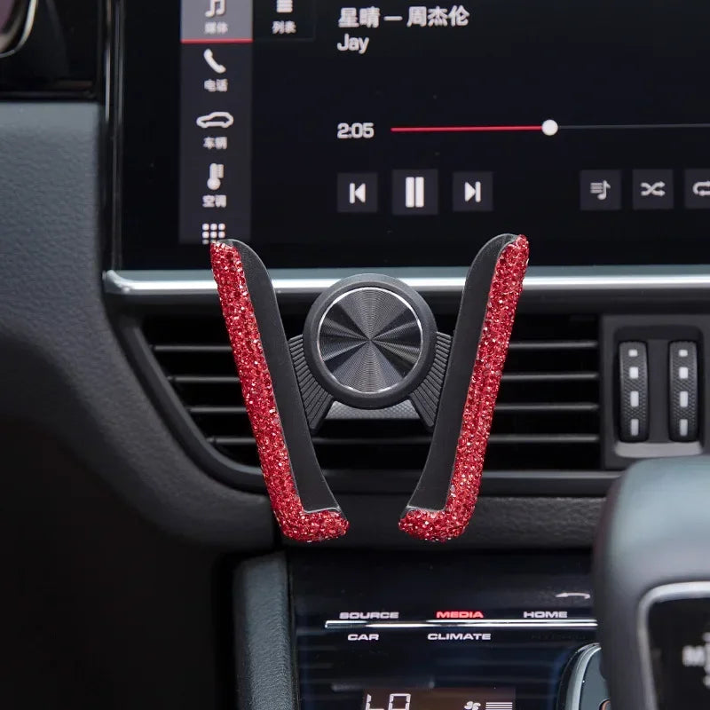 Rhinestone Phone Holder