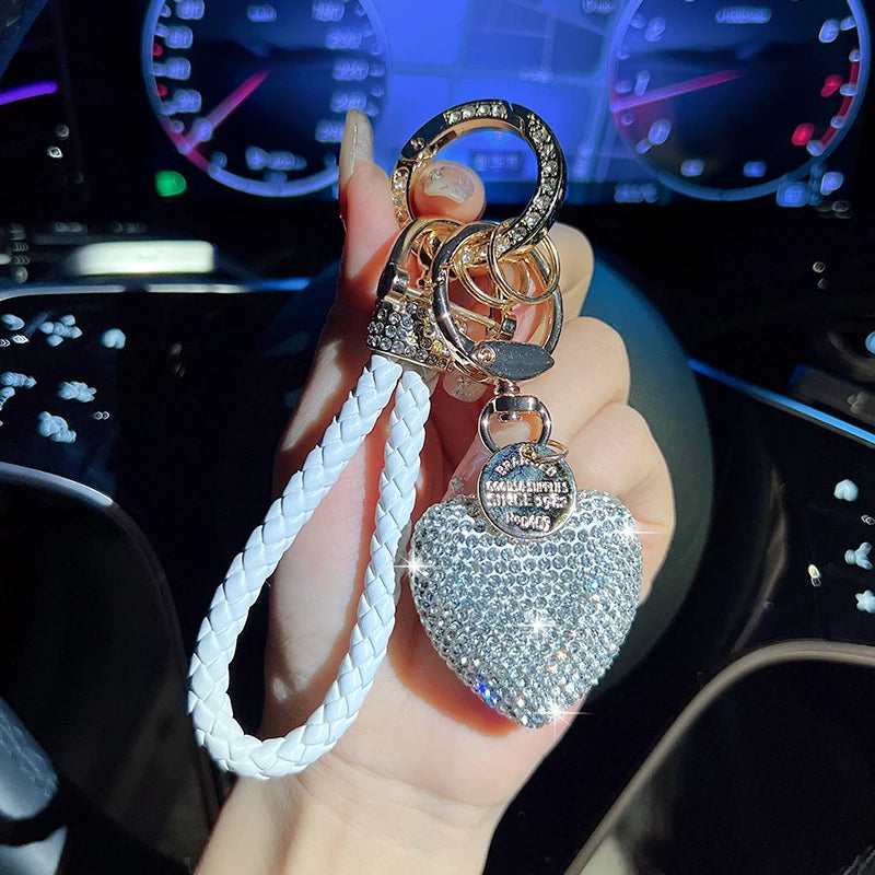 Heart Keychain (Gold Edges)