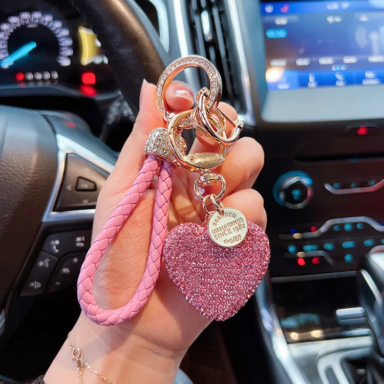 Heart Keychain (Gold Edges)