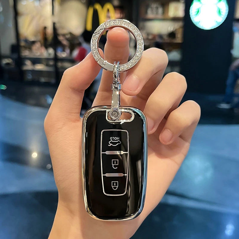 Classic Collection | Key Fob Cover for Hyundai Santa Fe, Tucson, Elantra & more