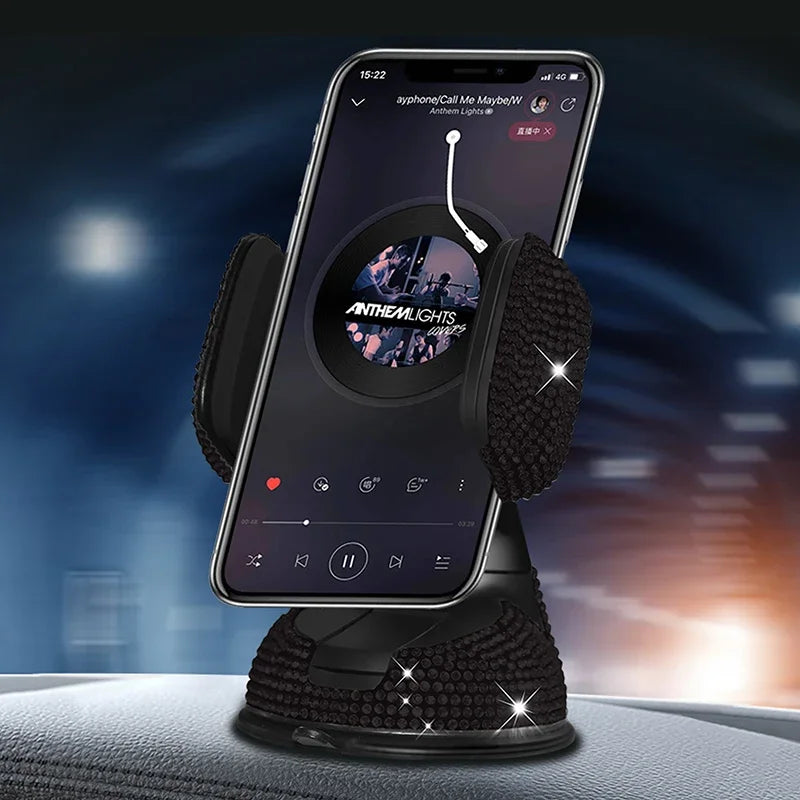 Rhinestone Phone Holder