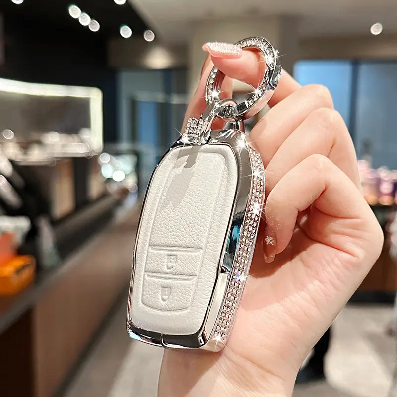 Royale Leather Collection | Car Key Cover for Toyota RAV4, Camry, Corolla & More Fobique