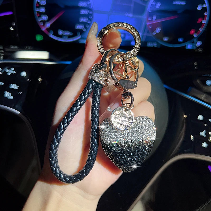 Heart Keychain (Gold Edges)