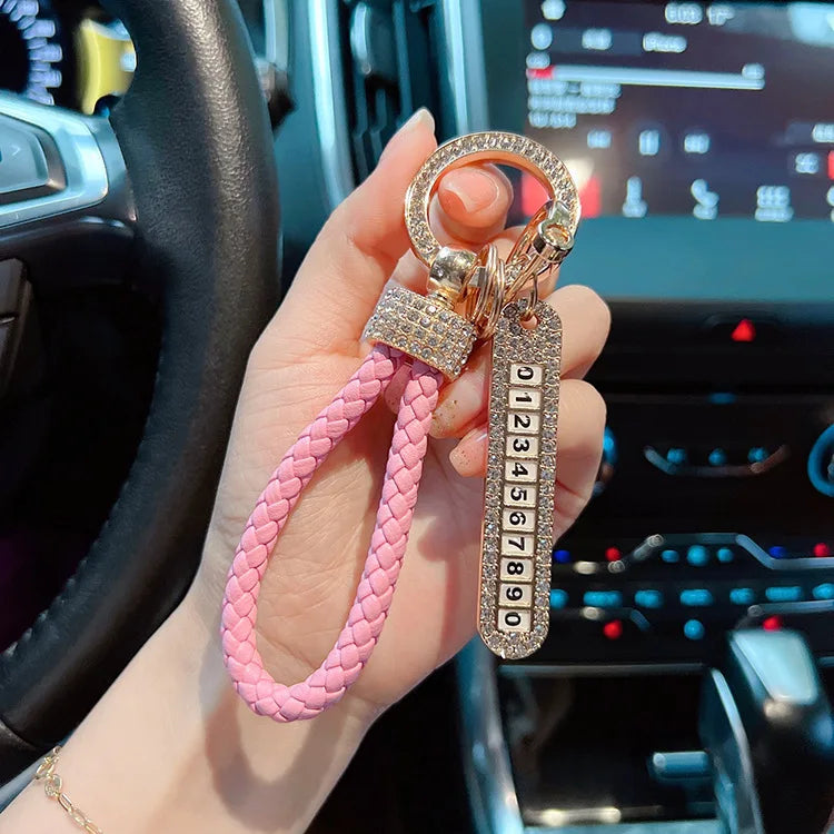 License Plate Keychain (Gold Edges)