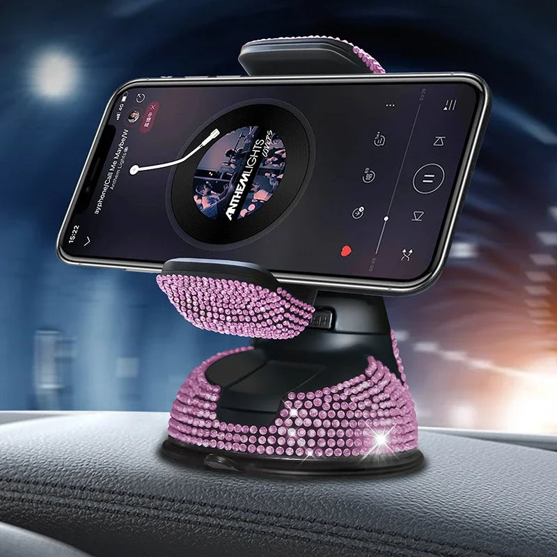 Rhinestone Phone Holder