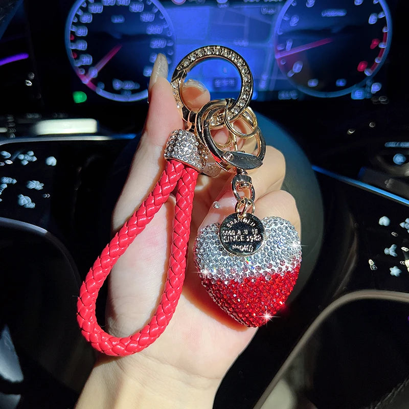 Heart Keychain (Gold Edges)