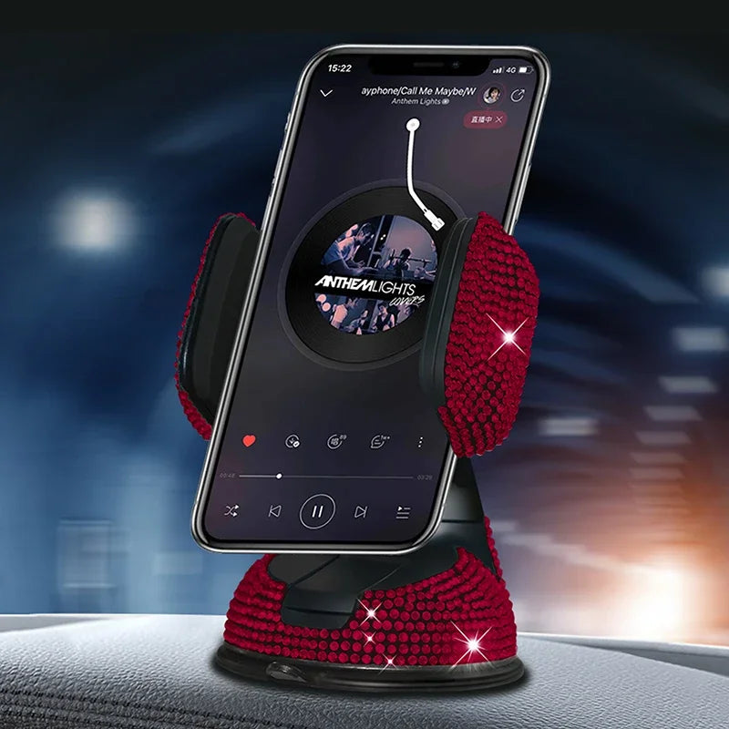 Rhinestone Phone Holder