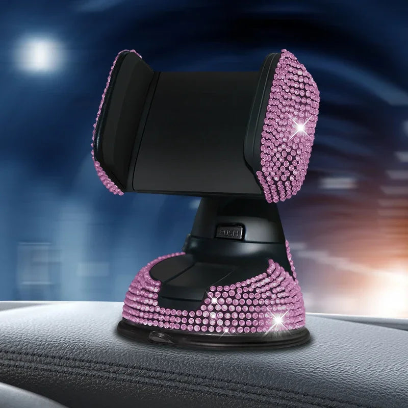 Rhinestone Phone Holder