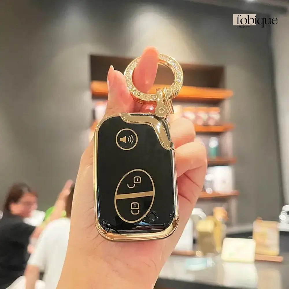 Classic Collection | Car Key Cover Compatible with BYD Song Pro, Qin Plus, Tang & More Fobique