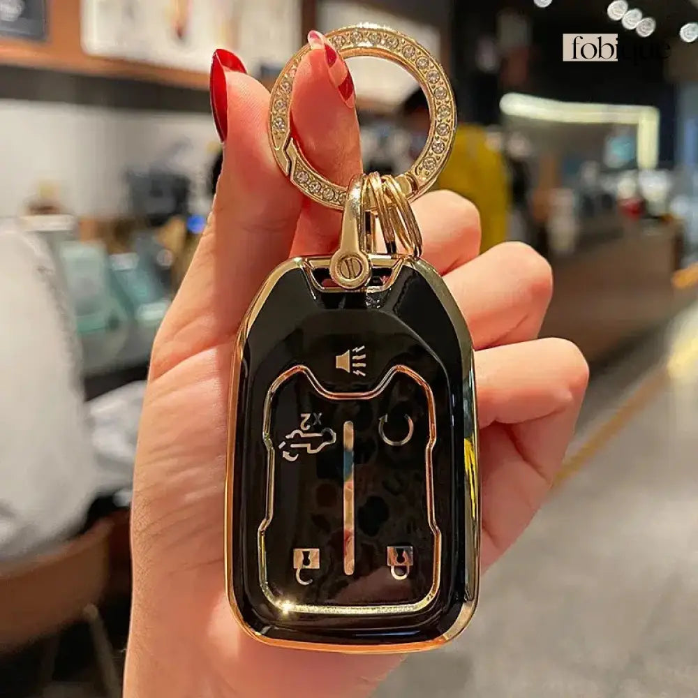 Classic Collection | Car Key Cover Compatible with Chevrolet Tahoe, Suburban, Yukon & More Fobique