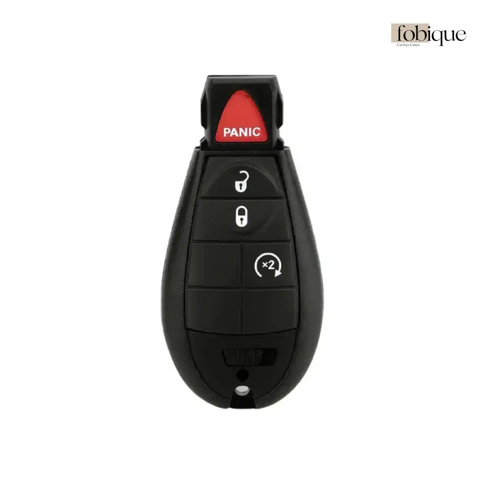 Classic Collection | Car Key Cover Compatible with Chrysler 200, 300, Sebring & Jeep Liberty – 3-Button Remote Head Key Case Fobique