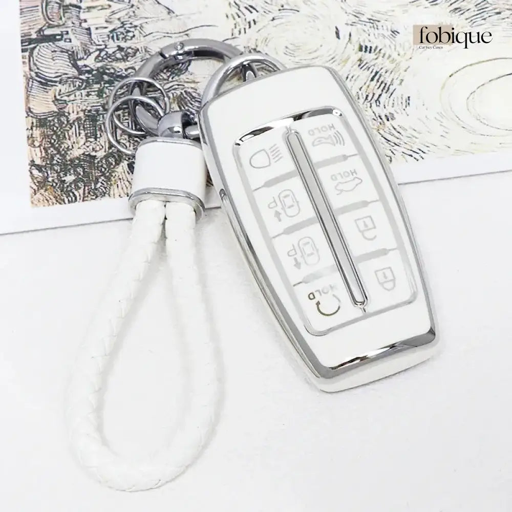 Classic Collection | Car Key Cover Compatible with Genesis GV80, G80, GV70 & more Fobique