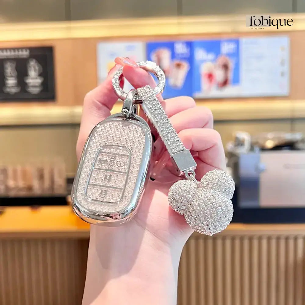 Deluxe Collection | Car Key Cover Compatible with Honda N-Box Custom, N-Van, Freed & more Fobique
