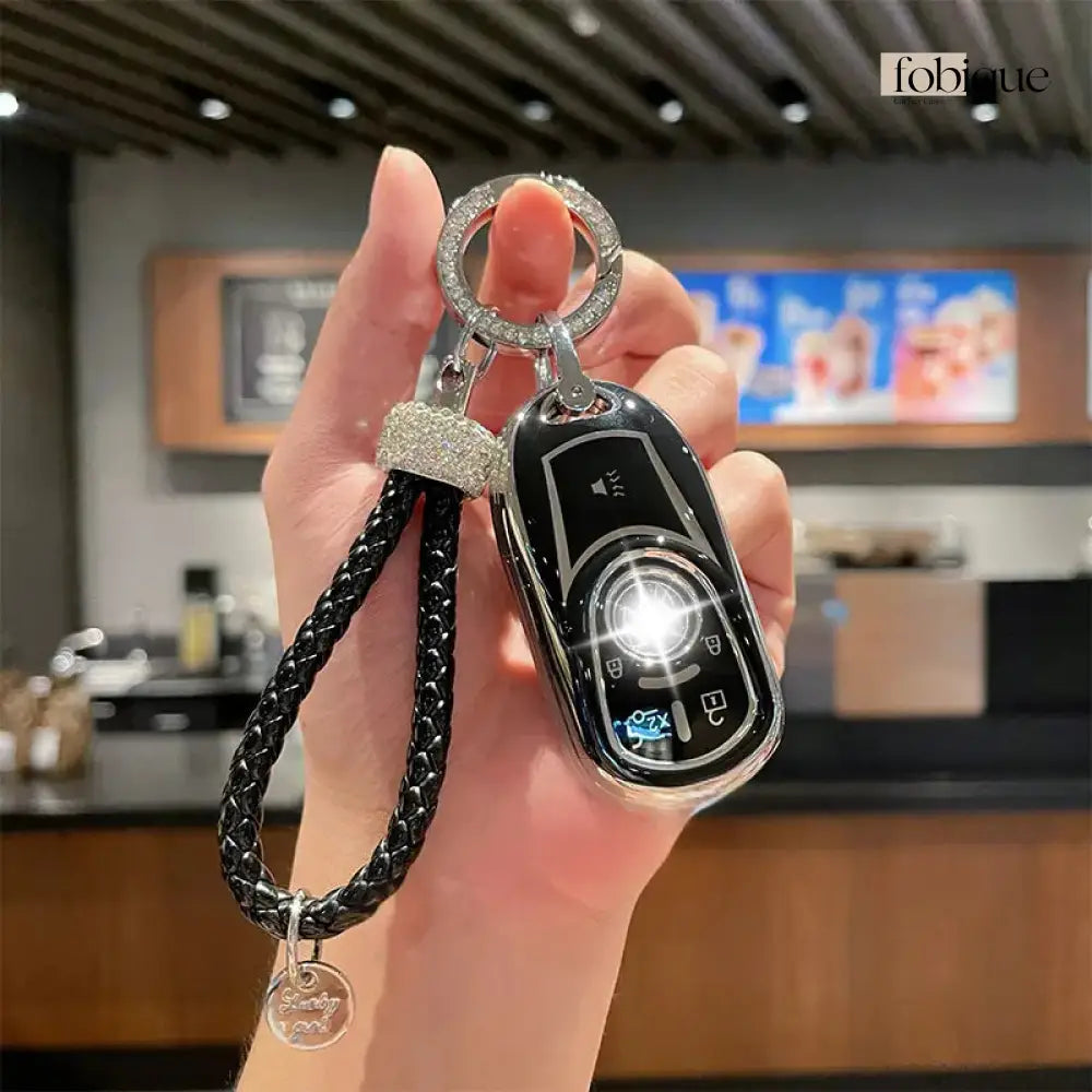 Elegant Collection | Car Key Cover Compatible with Buick Encore, Envision, Regal & More – Smart Key Fob Case Fobique