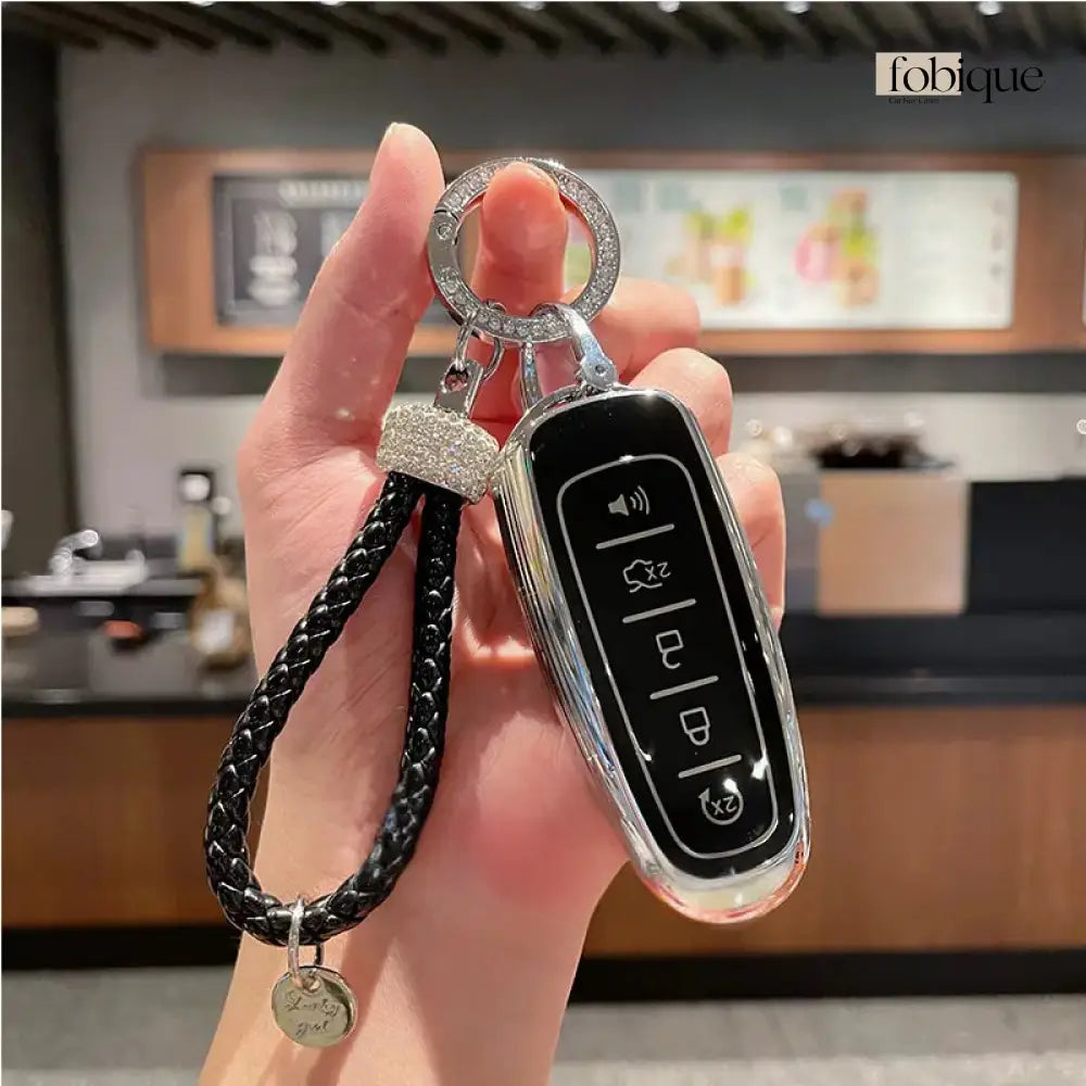 Elegant Collection | Car Key Cover Compatible with Ford Fusion, Edge, Explorer & more Fobique