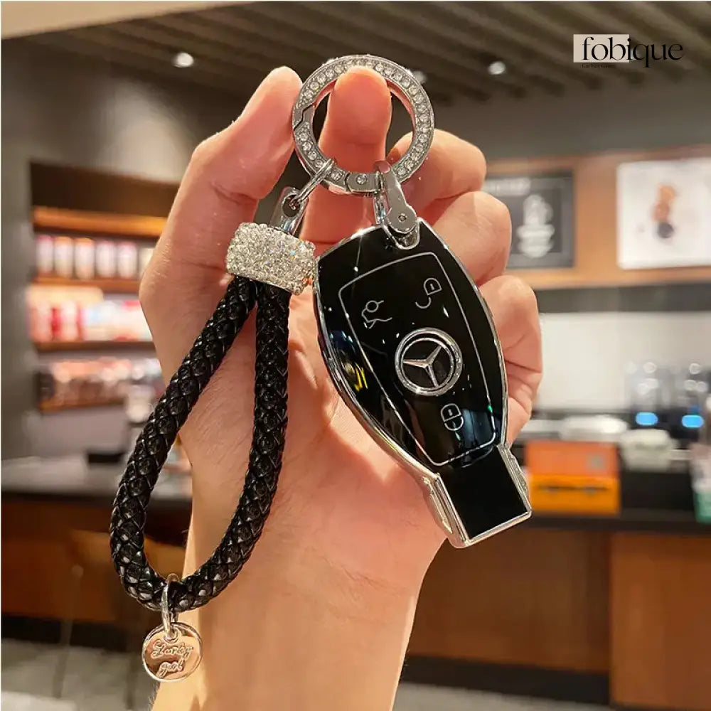 Elegant Collection | Key Fob Cover Suitable for Mercedes A-Class, B-Class, C-Class, E-Class & More Fobique