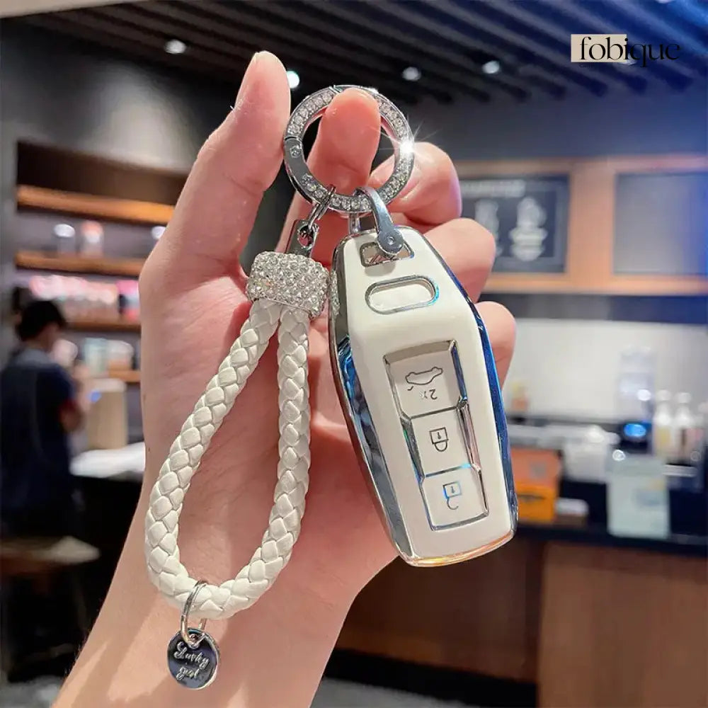 Elegant Collection | Smart Key Fob Case for Audi | Fits A3 (2022+) & Q4 e-tron Fobique