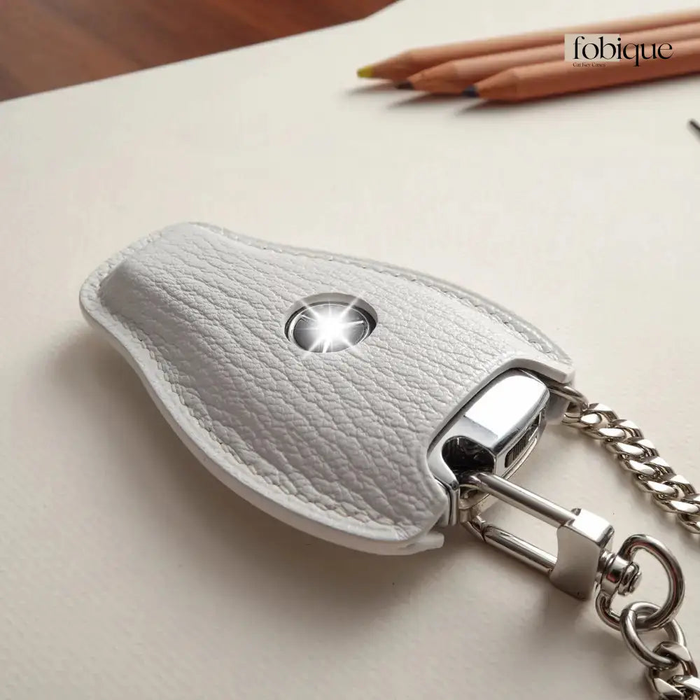 Étoile Collection - French Goat Leather | Key Fob Cover Suitable for Mercedes C-Class, E-Class, S-Class, SL-Class & More Fobique