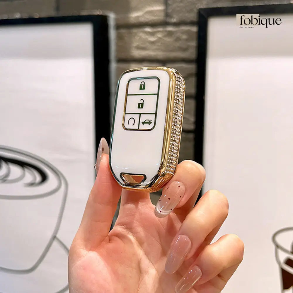 Royale Collection | Car Key Cover Compatible with Honda Accord Civic CR-Z Crosstour & more