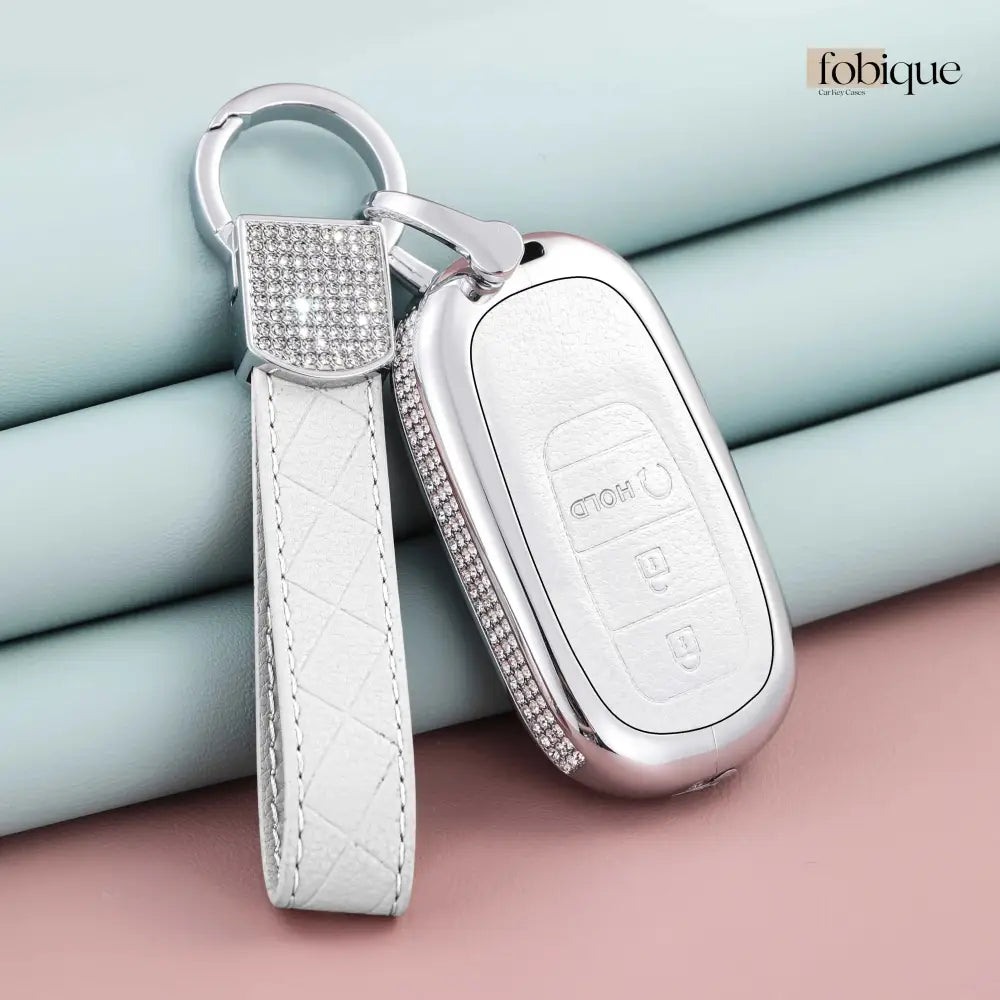 Royale Leather Collection | Car Key Cover Compatible with Honda N-Box, N-Van, N-WGN & more Fobique