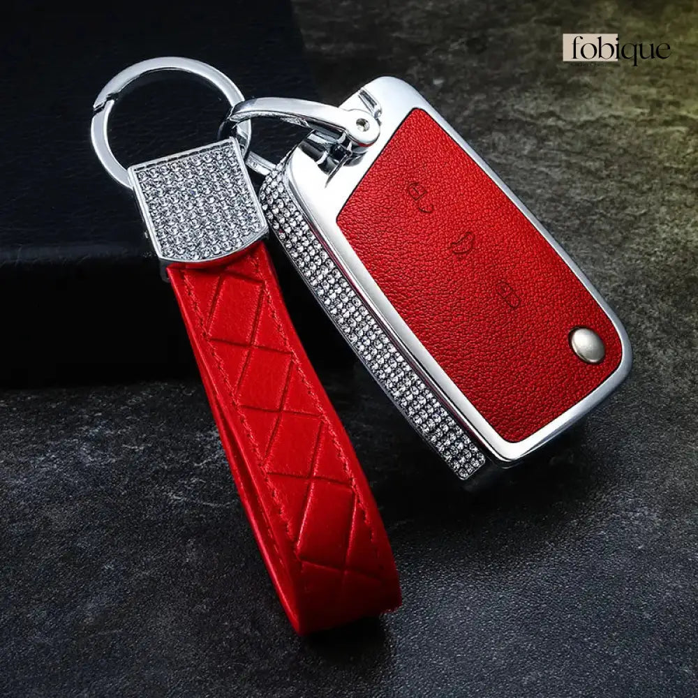 Royale Leather Collection | Car Key Cover for SEAT Leon MK4, Ateca, Tarraco, Arona & More Fobique