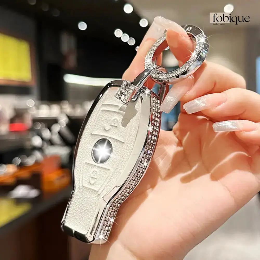 Royale Leather Collection | Key Fob Cover Suitable for Mercedes C-Class, E-Class, S-Class, SL-Class & More Fobique