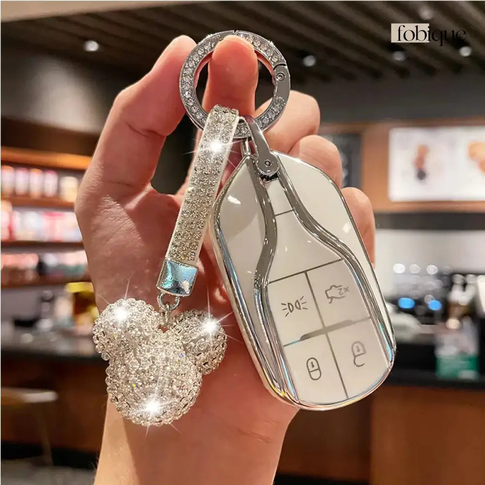 Supreme Collection | Key Fob Cover Suitable for Maserati Ghibli, Quattroporte, Levante & More Fobique