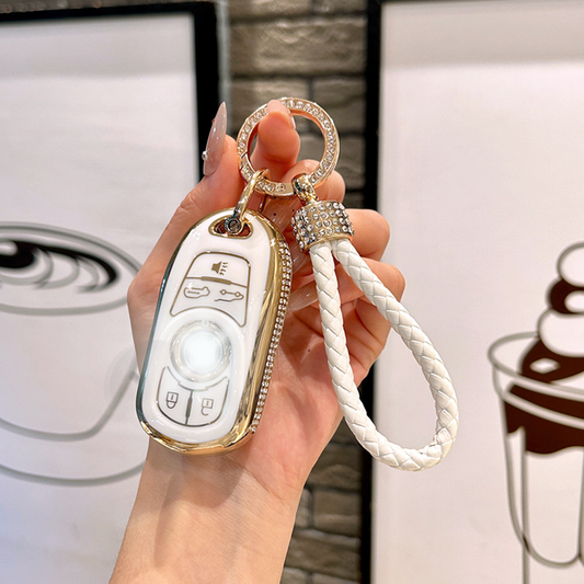 Supreme Collection | Autoschlüsselhülle kompatibel mit Buick GL8, Avenir, LaCrosse u. v. m. – Smart-Key-Hülle 