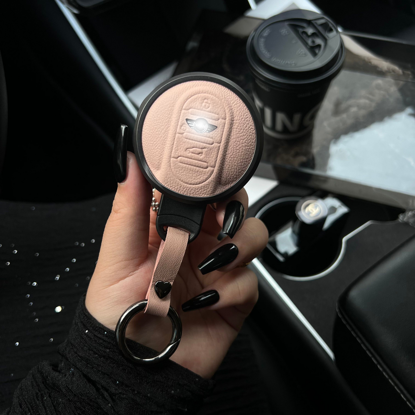 Prime Collection | Key Fob Cover Suitable for MINI Cooper F55, F56, MINI One, MINI Countryman & More