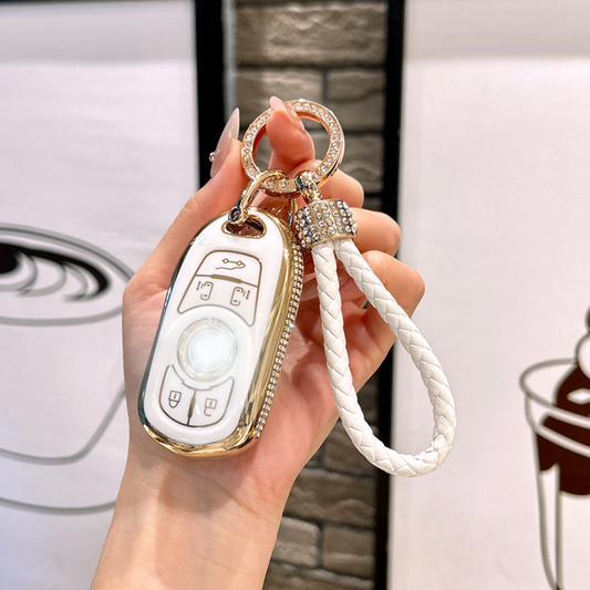 Supreme Collection | Autoschlüsselhülle kompatibel mit Buick GL8, Avenir, LaCrosse u. v. m. – Smart-Key-Hülle 