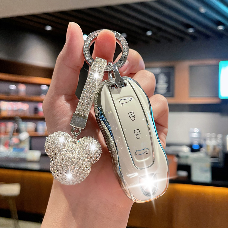 Supreme Collection | Key Cover Fob Case Suitable for Porsche Panamera Cayenne Macan 911 Boxster Cayman Taycan & More