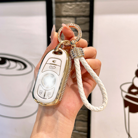 Supreme Collection | Autoschlüsselhülle kompatibel mit Buick GL8, Avenir, LaCrosse u. v. m. – Smart-Key-Hülle 