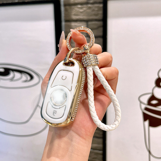 Collection Royale Leather | Étui pour clé de voiture compatible avec Buick Encore, Regal et autres – Étui pour clé intelligente