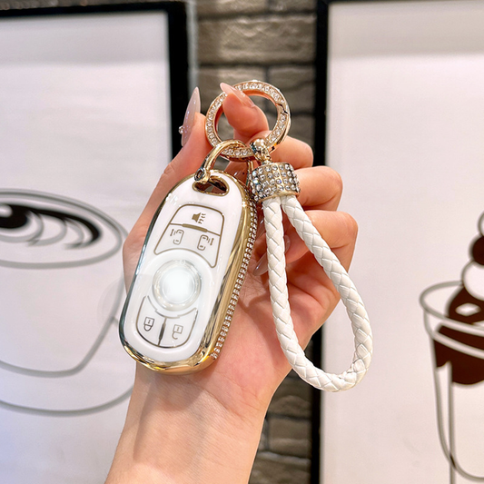 Supreme Collection | Autoschlüsselhülle kompatibel mit Buick GL8, Avenir, LaCrosse u. v. m. – Smart-Key-Hülle 