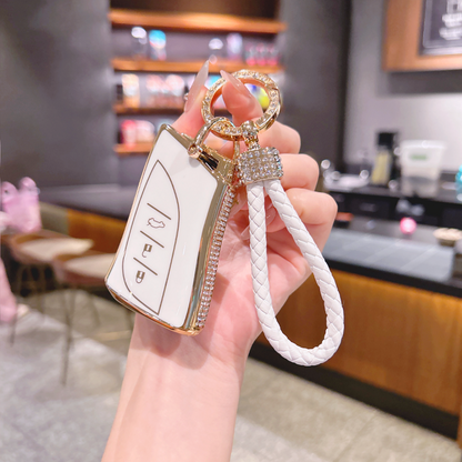 Collection Royale Leather | Étui pour clé compatible avec Lexus IS, ES, GS, LS et plus encore 