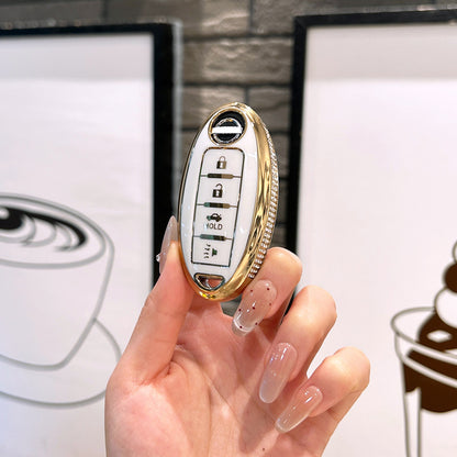 Collection Royale Leather | Étui pour clé intelligente Nissan Maxima, Sentra, Versa et plus encore 