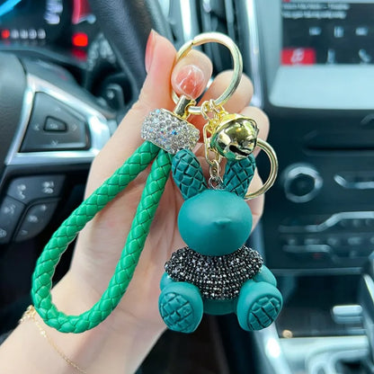 Bunny Keychain (Gold Edges)