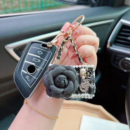 Camera Keychain (Gold Edges)
