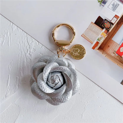 Flower Keychain (Gold Edges)