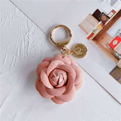 Flower Keychain (Gold Edges)