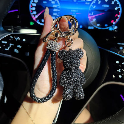 Bear Keychain (Gold Edges)