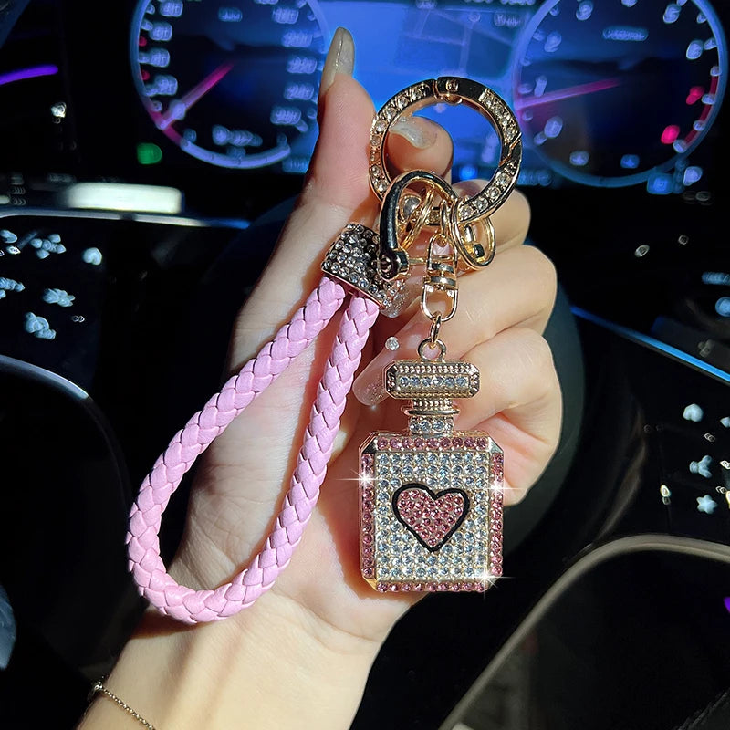 Perfume Keychain (Gold Edges)