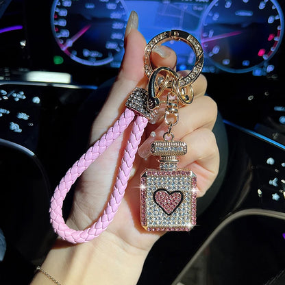 Perfume Keychain (Gold Edges)