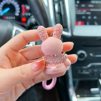 Bunny Keychain (Gold Edges)